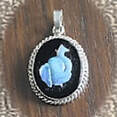 Link to Silver & Opal-on-Onyx Pendants Page.