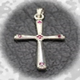 Link to Silver Gem-set Crosses & Crucifixes Page.