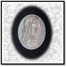 Main page item loose solid opal Madonna cameo $12000A