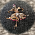 Link to Gold Diamond & Ruby Ballerina Brooch Page.