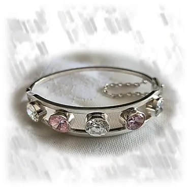 BA00650D-Sterling Silver Cubic Bangle. $650.00