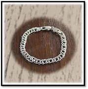 Main page item silver chain bracelet $200A