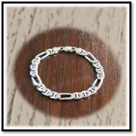 BB00250A-Sterling Silver Chain Bracelet. $250.00