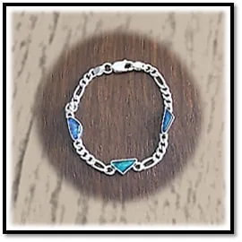 BB00300A-Sterling Silver Opal Bracelet. $300.00
