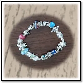 BB00320A-Silver Pandora Bracelet. $320.00