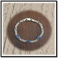 Main page item silver & three opal triplet bracelet $350B