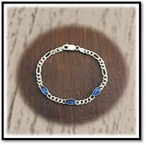 Main page item silver & three opal triplet bracelet $350B