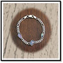 Main page item silver & 3 x free-form opal triplet bracelet $350C