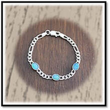 Main page item silver & 3 x oval opal doublet bracelet $350D