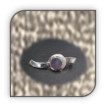 Main page item simple silver & oval opal triplet brooch $250B