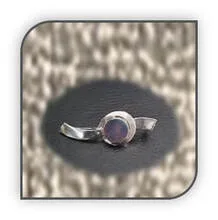 Main page item simple silver & oval opal triplet brooch $250B