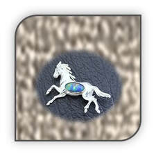 Main page item silver & oval 