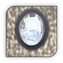 Main page item silver & pagoda cameo brooch $800A