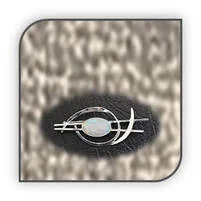 Main page item elaborate silver & oval solid opal brooch $1450A