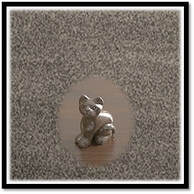 Main page item carved small boulder opal cat $90A