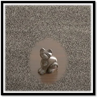 CF00090A-Carved 67gm Boulder Opal Cat. $90.00