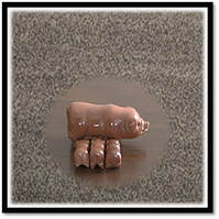 Main page item carved goldstone piggy family $250A