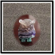 Main page item carved fluorite larger owl $550B