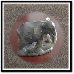 Main page item carved large labradorite elephant $800C
