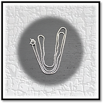 Main page item silver circular box chain $85A