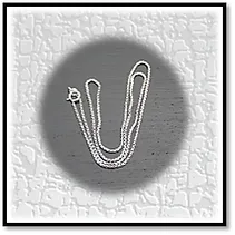 Main page item silver circular box chain $85A