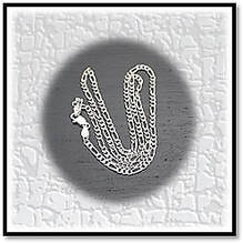 Main page item irregular linked silver chain $120A