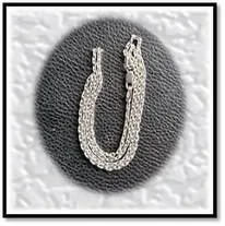 Main page item handmade .55mm wire silver chain $125A