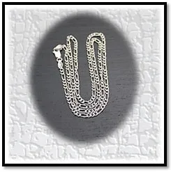 CH00130A-Sterling Silver Chain. $130.00