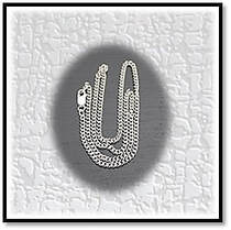 Main page item silver chain with weave design $140A