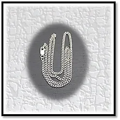 CH00140A-Sterling Silver Chain. $140.00