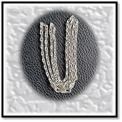 CH00145A-Handmade .70mm Sterling Silver Chain. $145.00