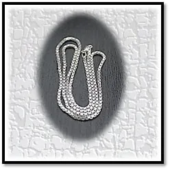 CH00150A-Sterling Silver Box Chain. $150.00