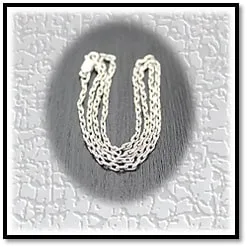CH00160A-Handmade Sterling Silver Chain. $160.00