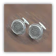 Main page item silver & shilling coin cufflinks $400A