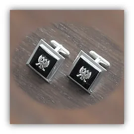 CL00400D-Sterling Silver Onyx Cufflinks. $400.00