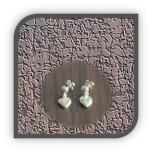 ER00250F-9ct Yellow Gold Heart Shaped Earrings. $250.00