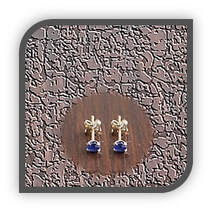 Main page item 9ct yellow gold & sapphire studs $250G