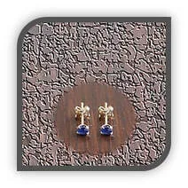 Main page item 9ct yellow gold & sapphire studs $250G