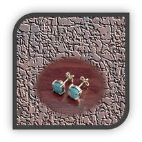 Main page item 9ct yellow gold & round opal doublet studs $450A