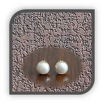 Main page item 9ct yellow gold & blister pearl studs $750A