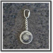 Main page item silver & coin key chain-ring $350A-Tails