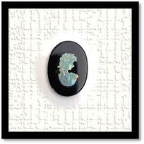 Main page item loose oval opal on onyx cameo $140A