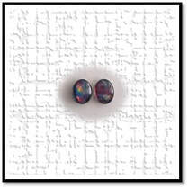 Main page item loose oval opal triplet pair $240A