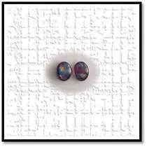 Main page item loose oval opal triplet pair $240A