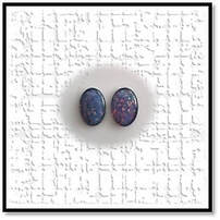 Main page item loose oval opal triplet pair $400D