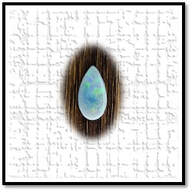 Main page item loose drop-shaped solid semi-black opal $1800E