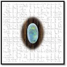 Main page item loose oval solid semi-black opal $3000F
