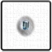 Main page item loose 1.6ct emerald cut aquamarine $1000A