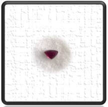 Main page item loose .55ct triangular ruby $1600A