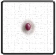 Main page item loose 1.8ct oval cabochon ruby $3600A